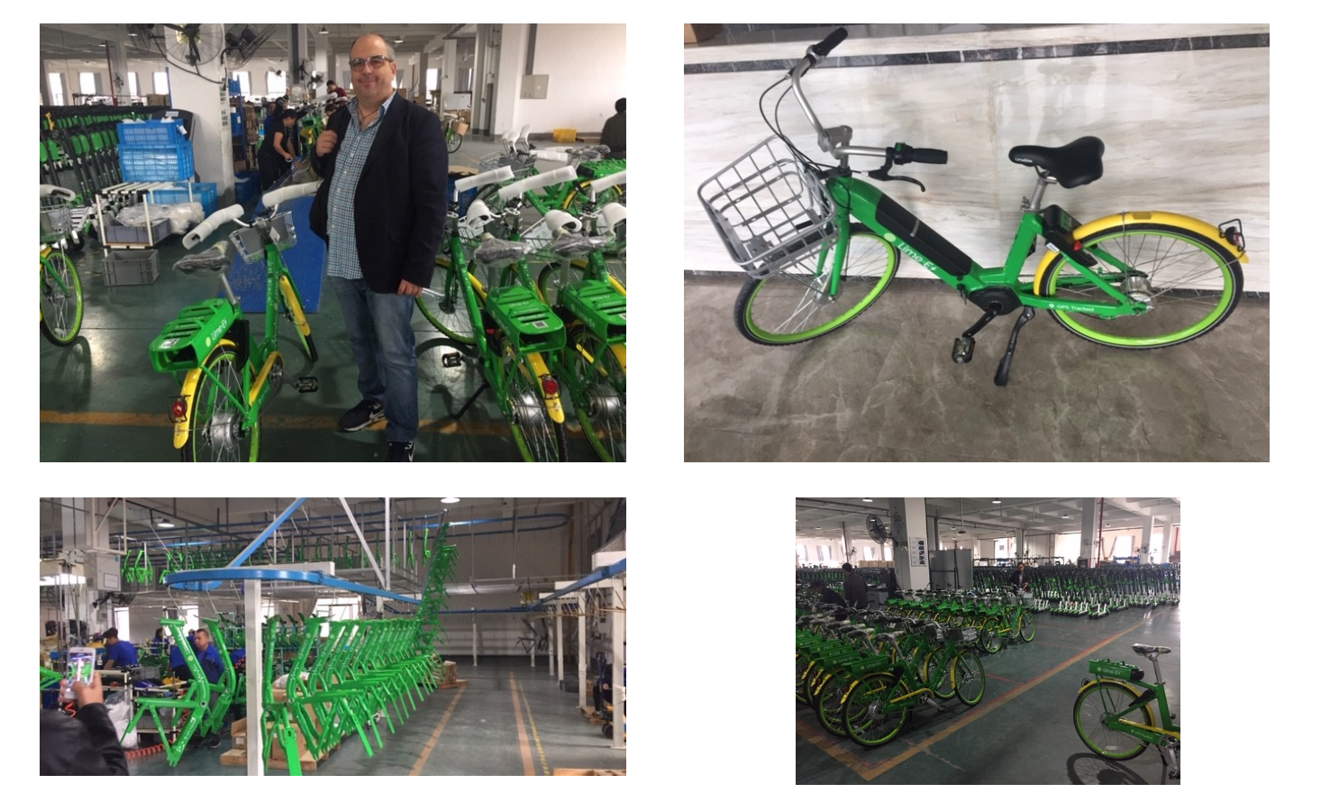 Visita a fábrica y producción de bicicletas eléctricas en Asia